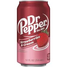 Dr pepper strawberry and cream