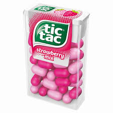 Tic tac strawberry mix