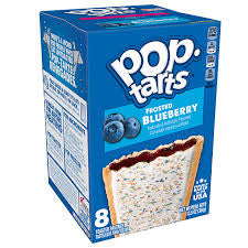 Pop tarts frosted blueberry