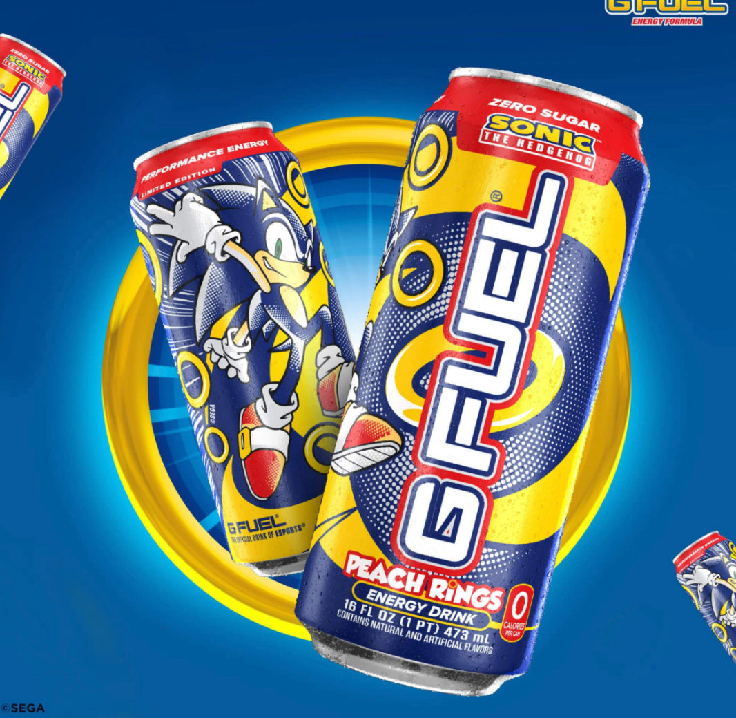 Sonic rings Gfuel limited edition