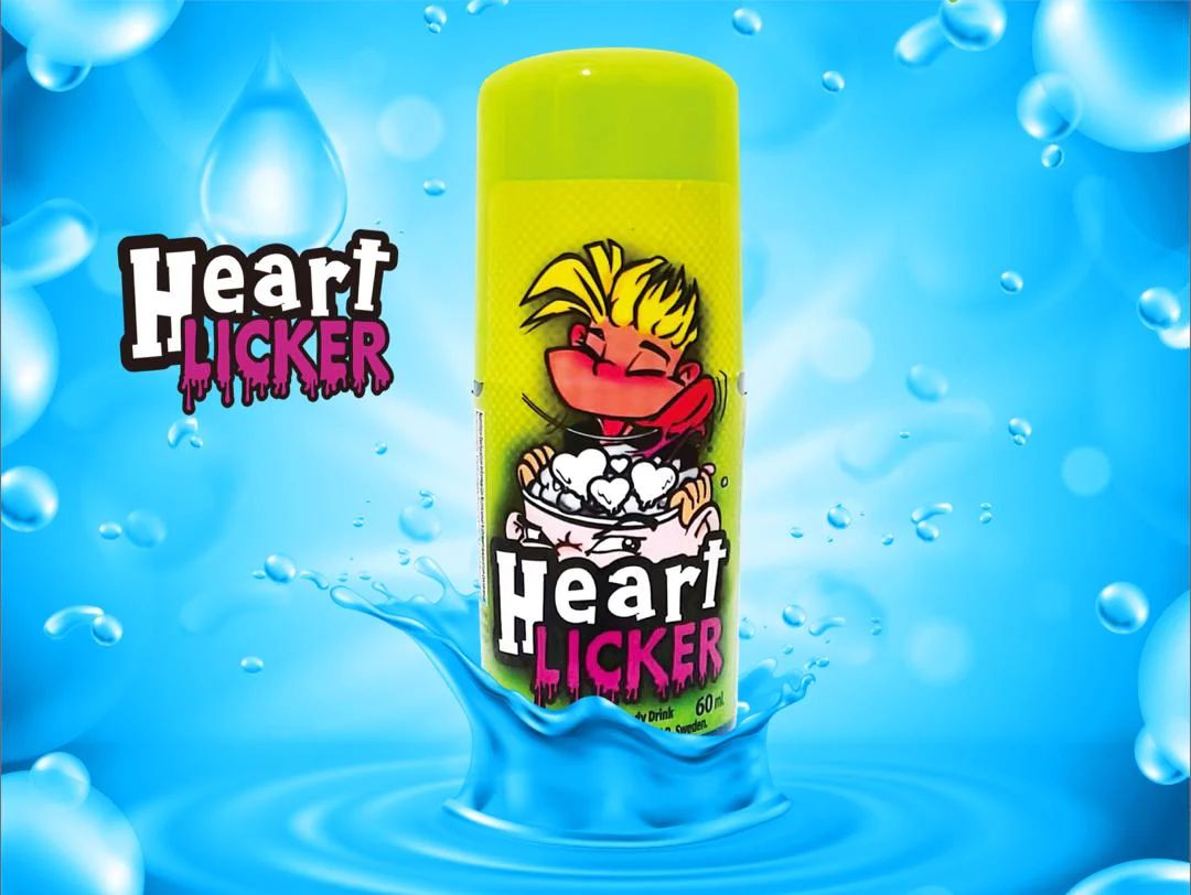 Heart licker blue raspberry