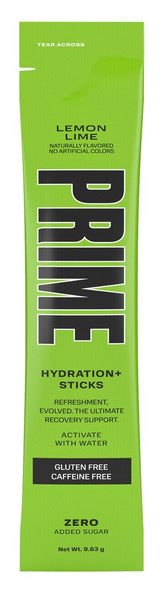 Prime hydration stick lemon lime